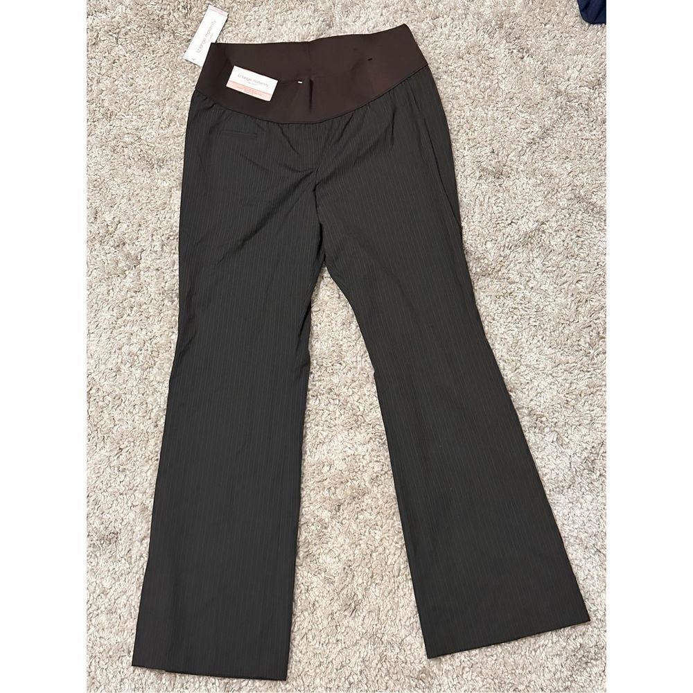 NEW WITH TAGS Liz‎ Lange For Target Maternity Pants Women Size 10 Stretchy brown